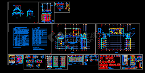 某地古建筑装修改造设计CAD图纸-图一