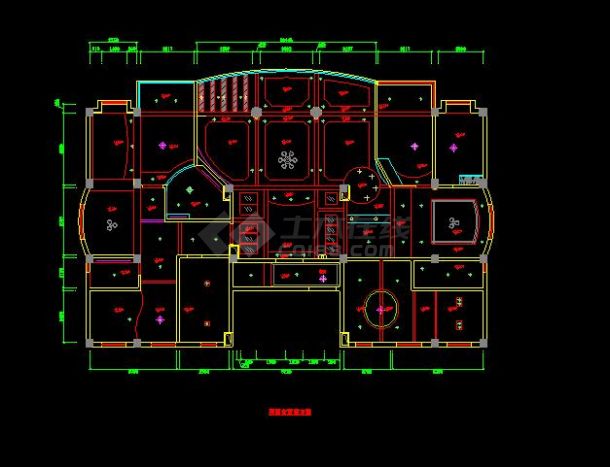 某地大型豪宅别墅建筑设计图（最新整理）-图二