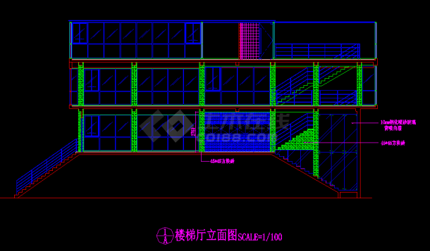 某地比较受欢迎的某美容学院装潢装修设计图-图二