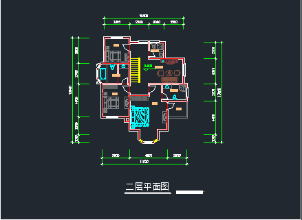 某地小别墅建筑设计方案图（共4张）-图二