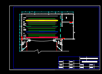 某地体育馆电气设计CAD施工图纸-图二