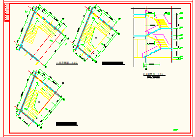 某地区建筑工程楼梯卫生间平面设计详图-图二