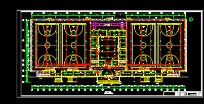 某地区体育馆电气设计CAD施工图纸-图二