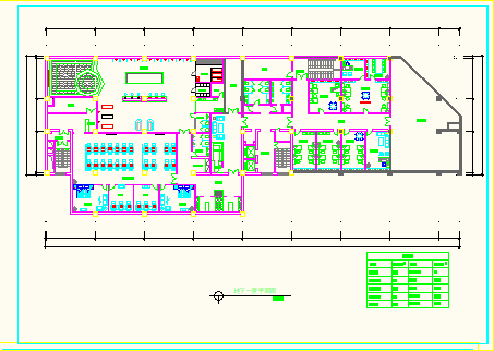 某地阿里郎宾馆平面设计CAD方案图-图二
