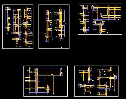 某大学综合楼建筑施工CAD详情图-图一
