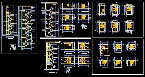某大学综合楼建筑施工CAD详情图-图二