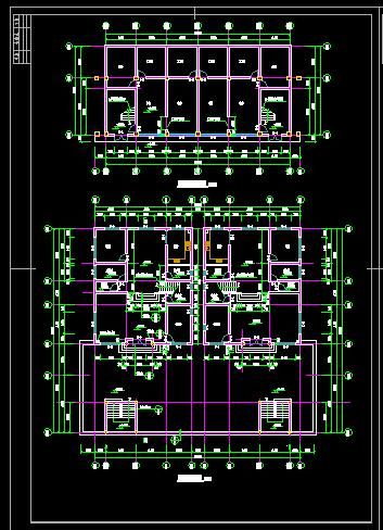 某地区大型别墅建筑设计全套图（共8张）-图二