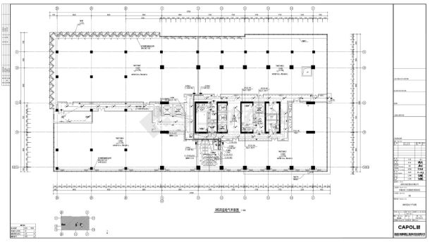 广东某超高层综合办公楼2栋二-五层电气平面图-图二
