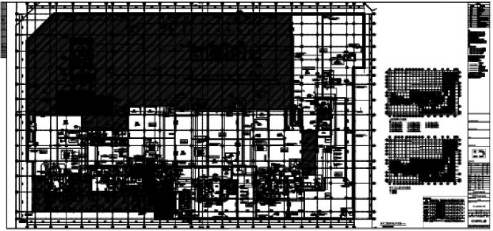 广东某超高层综合办公楼地下室二层战时电力平面图_图1