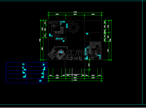 自建房施工设计方案全套CAD图纸-图二