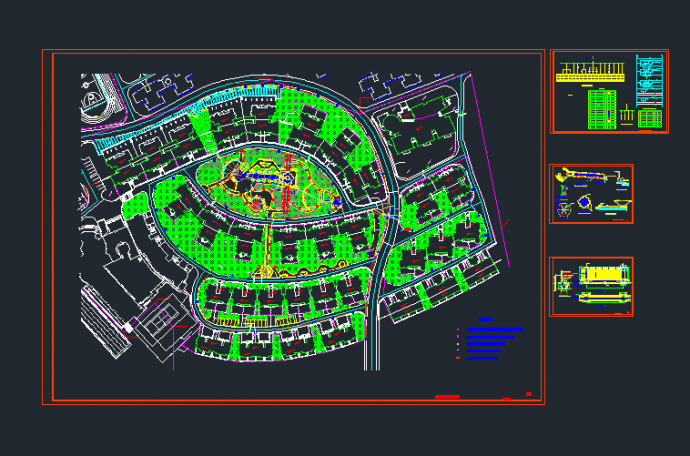 某大型广场景观全套电气设计CAD图纸_图1