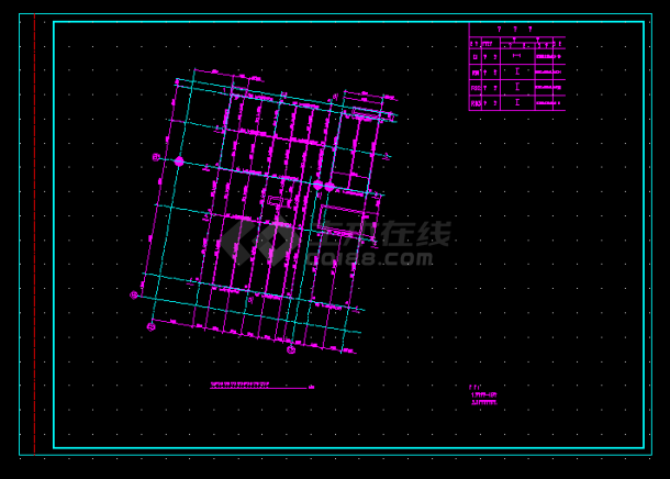 某地机场航站楼建筑结构CAD图纸（含设计说明）-图二
