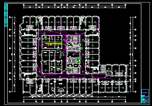 某地区某大医院消防系统设计CAD施工图纸-图二