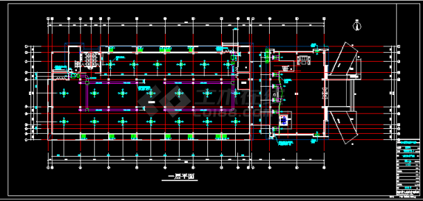 某服饰多联机系统平面设计CAD施工图纸-图二