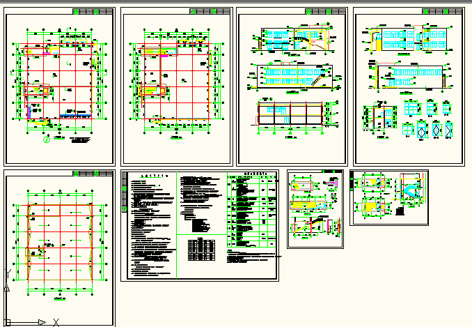 一套完整的多功能食堂建筑CAD施工图_图1