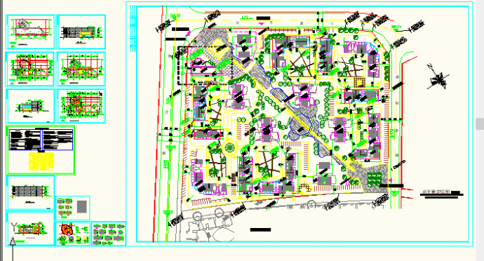 江西某地一套会所建筑CAD全套设计图_图1