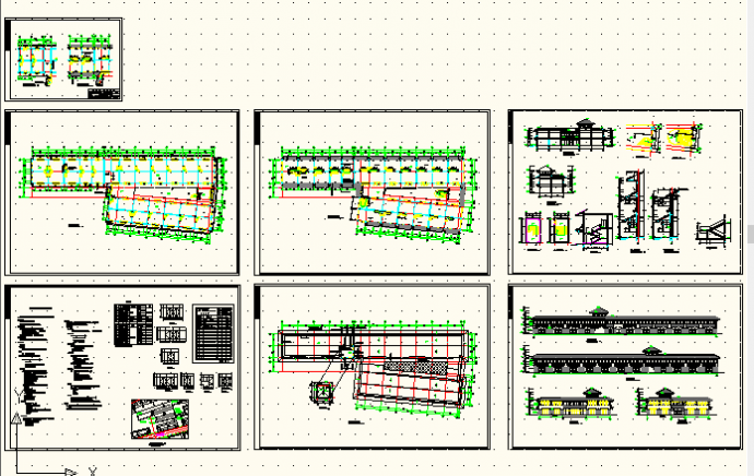 某地区中源商贸城建筑工程全套设计图_图1