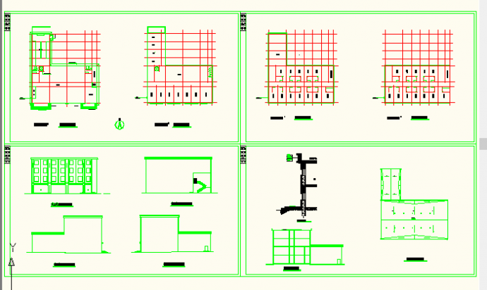 某招待所建筑工程扩出CAD平面设计图_图1
