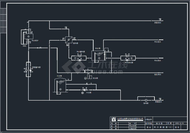 某蒸汽炉系统全套暖通设计施工图纸-图二