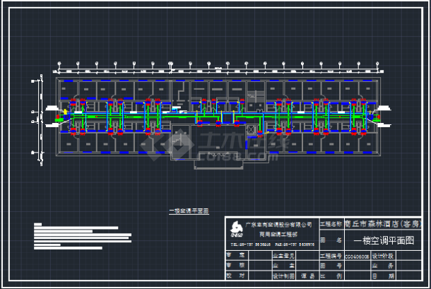 某空调股份有限公司暖通设计图-图二