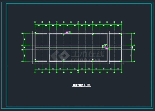 江苏徐州日式餐厅建筑设计CAD方案图-图二