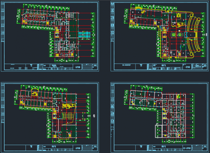 蚌埠某国际广场建筑工程平面CAD图_图1