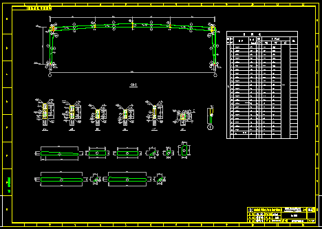 非常实用的光伏门架发电结构设计施工图纸-图二