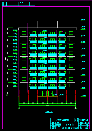 【10层】框剪结构住宅楼全套设计（含计算书，建筑图，结构图）-图二