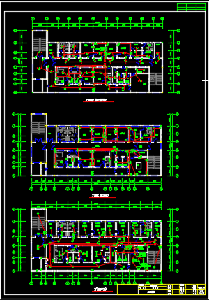 某地区医院综合楼电气设计CAD施工图纸-图二