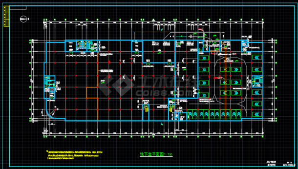 某地大型商场CAD建筑设计图（共13张）-图二