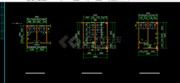 食堂建筑设计施工方案全套CAD图纸-图二