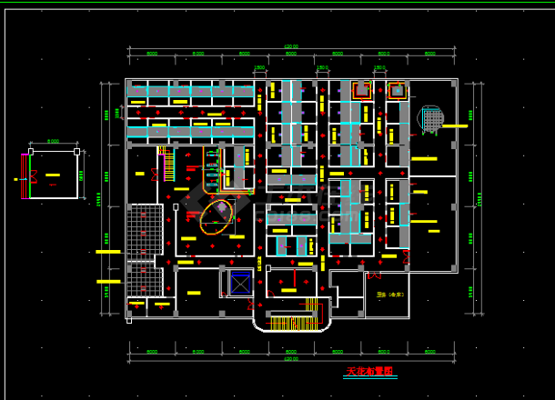 某大型休闲中心建筑设计全套CAD图纸-图二