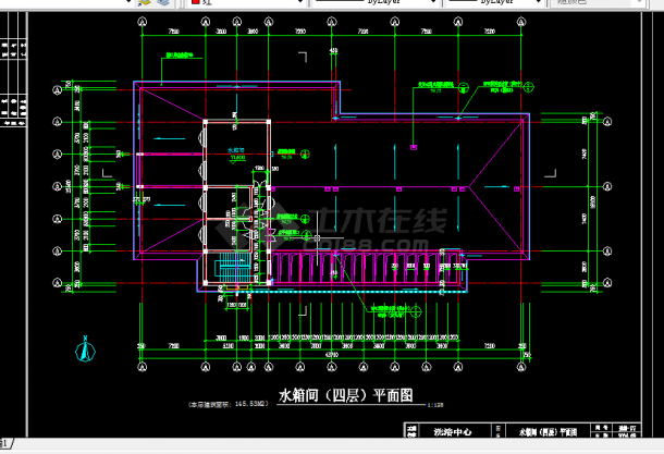 洗浴中心全套建施设计施工CAD图纸-图二