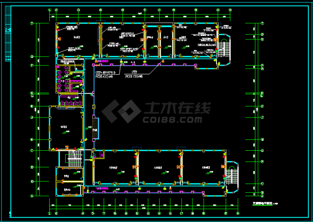 某事湖镇中学“电气”专业施工图设计-图二