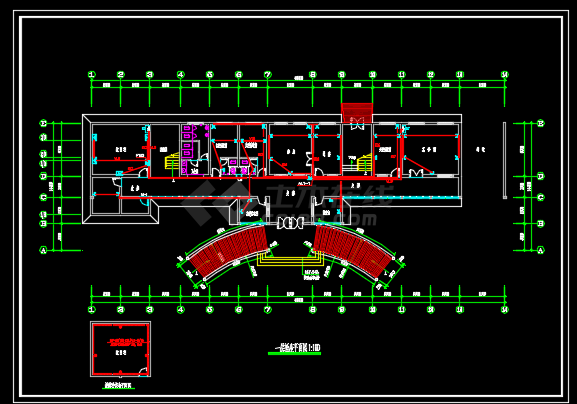 某地区某医院电气设计方案电气设计CAD施工图-图二