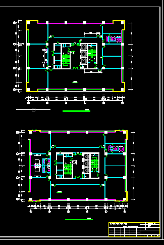 某十六层框筒结构办公楼建筑全套设计施工图方案-图二