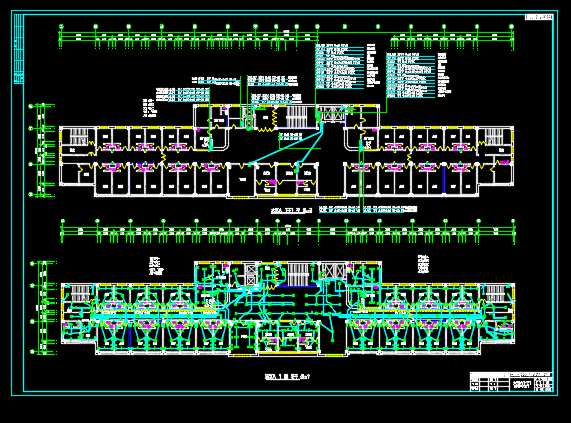 某地区十一层医院电气设计CAD施工图纸_图1