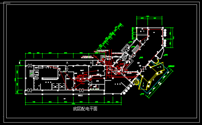 某地区宾馆电气改造工程设计CAD施工图纸_图1