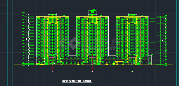 盘锦市某地区新村住宅楼建筑设计CAD施工图-图二