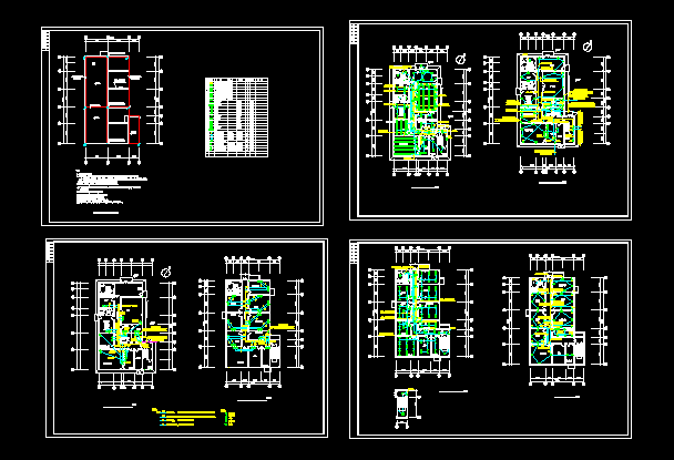 某地医院影象楼完整电气设计施工CAD图纸_图1