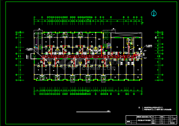 皇明高科技工业园空调设计施工图纸-图二