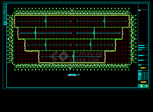 简单实用的11#厂房工程建筑结构CAD图纸（含设计说明）-图二