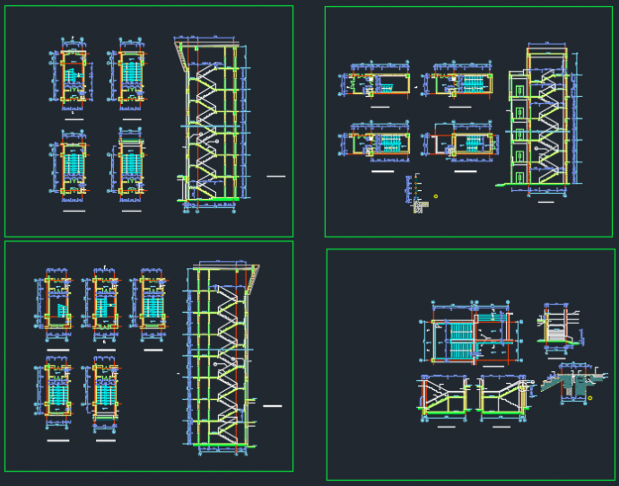 北京某地楼梯建筑CAD设计施工图_图1