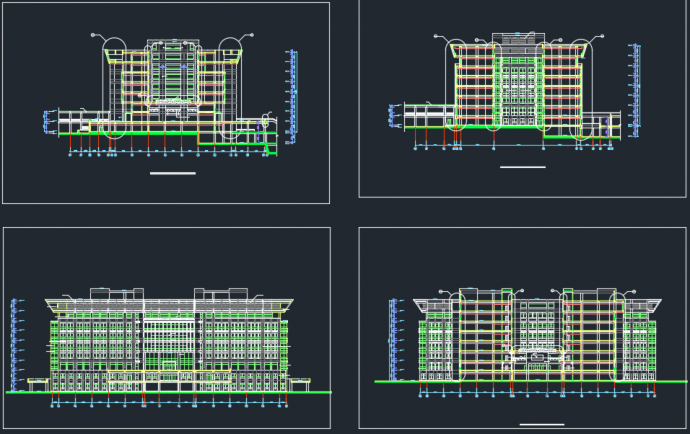 北京某地办公楼建筑CAD设计施工图_图1