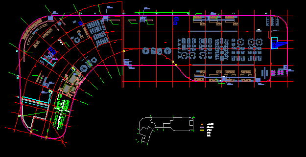 [内蒙古]20米现代风格市医院门诊大楼建筑CAD设计施工平面图_图1