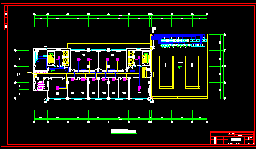 北方某高层办公楼多联机系统设计的完整cad施工图-图二