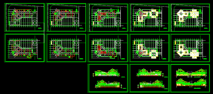 某娱乐中心综合楼建筑设计CAD方案图_图1