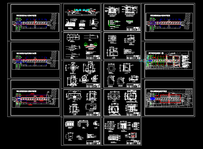 某道路结构、总平、断面、给排水cad建筑设计施工图_图1