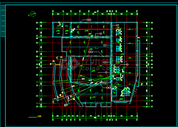 影剧院全套建筑施工CAD设计图纸-图二