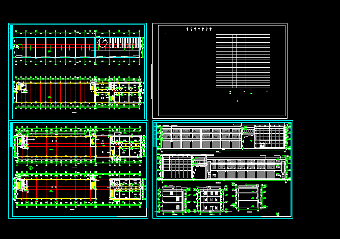 某工厂办公综合楼建筑施工CAD设计图纸_图1